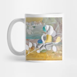 Delicate Floral Collage Mug